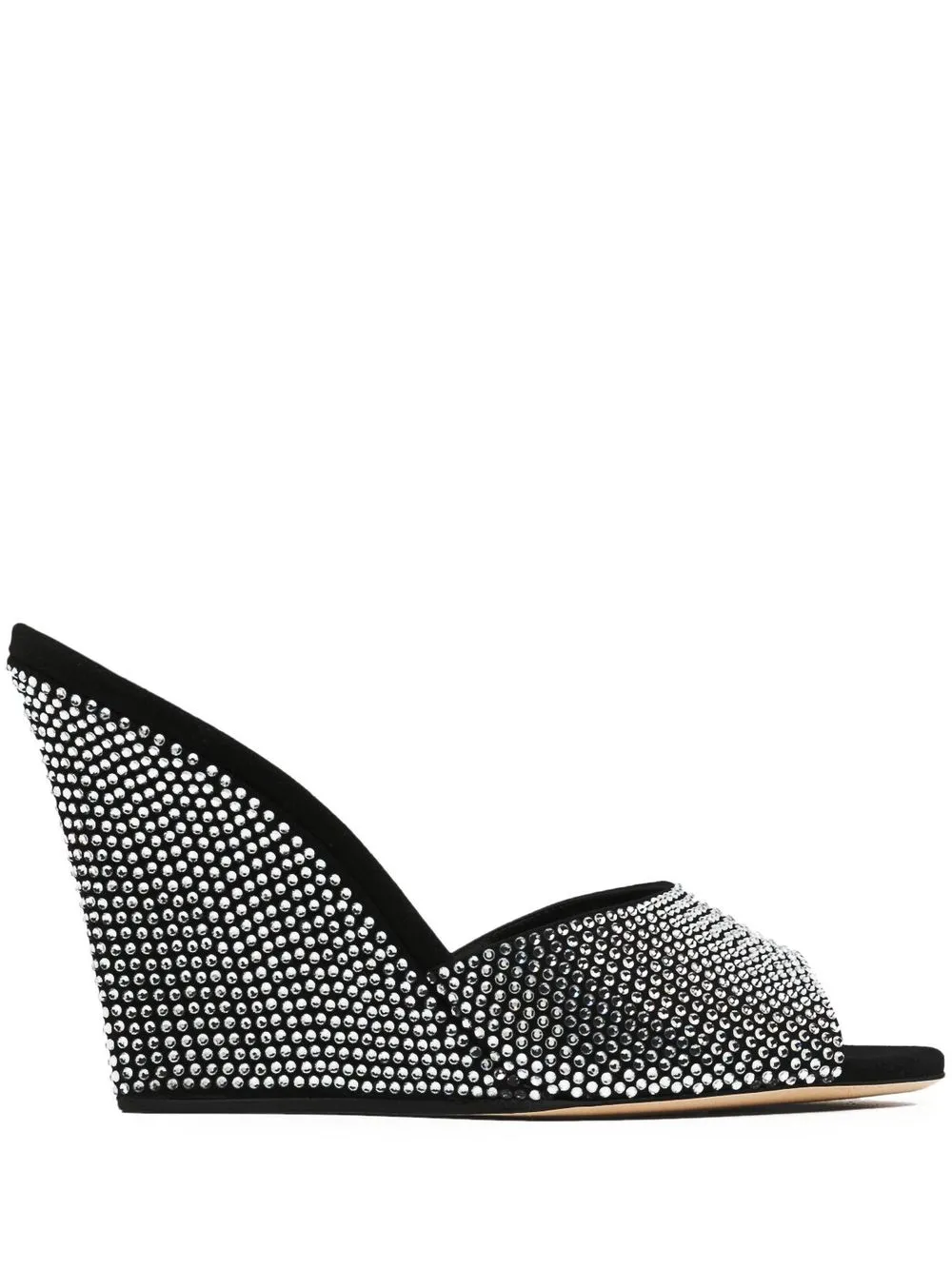 Paris Texas Mules con decorazione 95mm - Nero