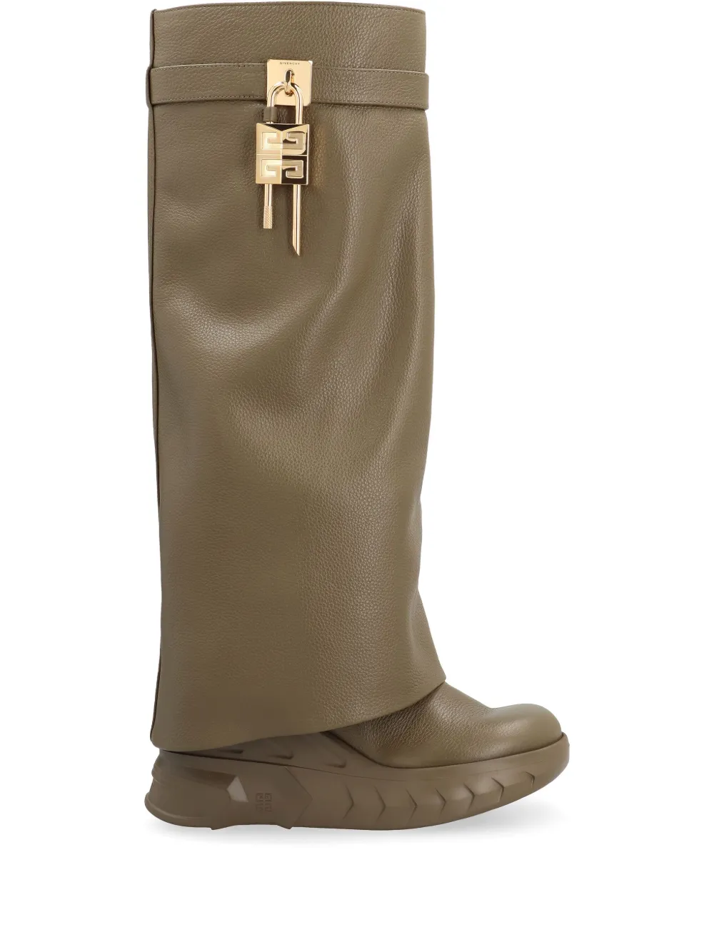 Givenchy Shark Lock Biker boots - Marrone