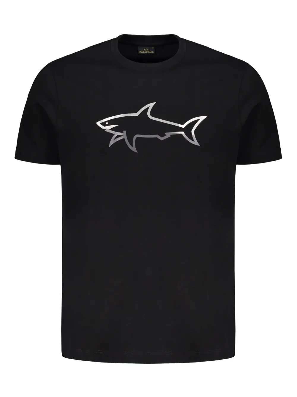 Paul & Shark reflective Shark-print cotton T-shirt - Nero