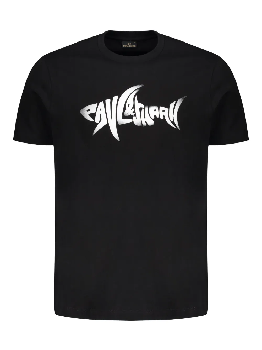 Paul & Shark Shark graffiti-print cotton T-shirt - Nero