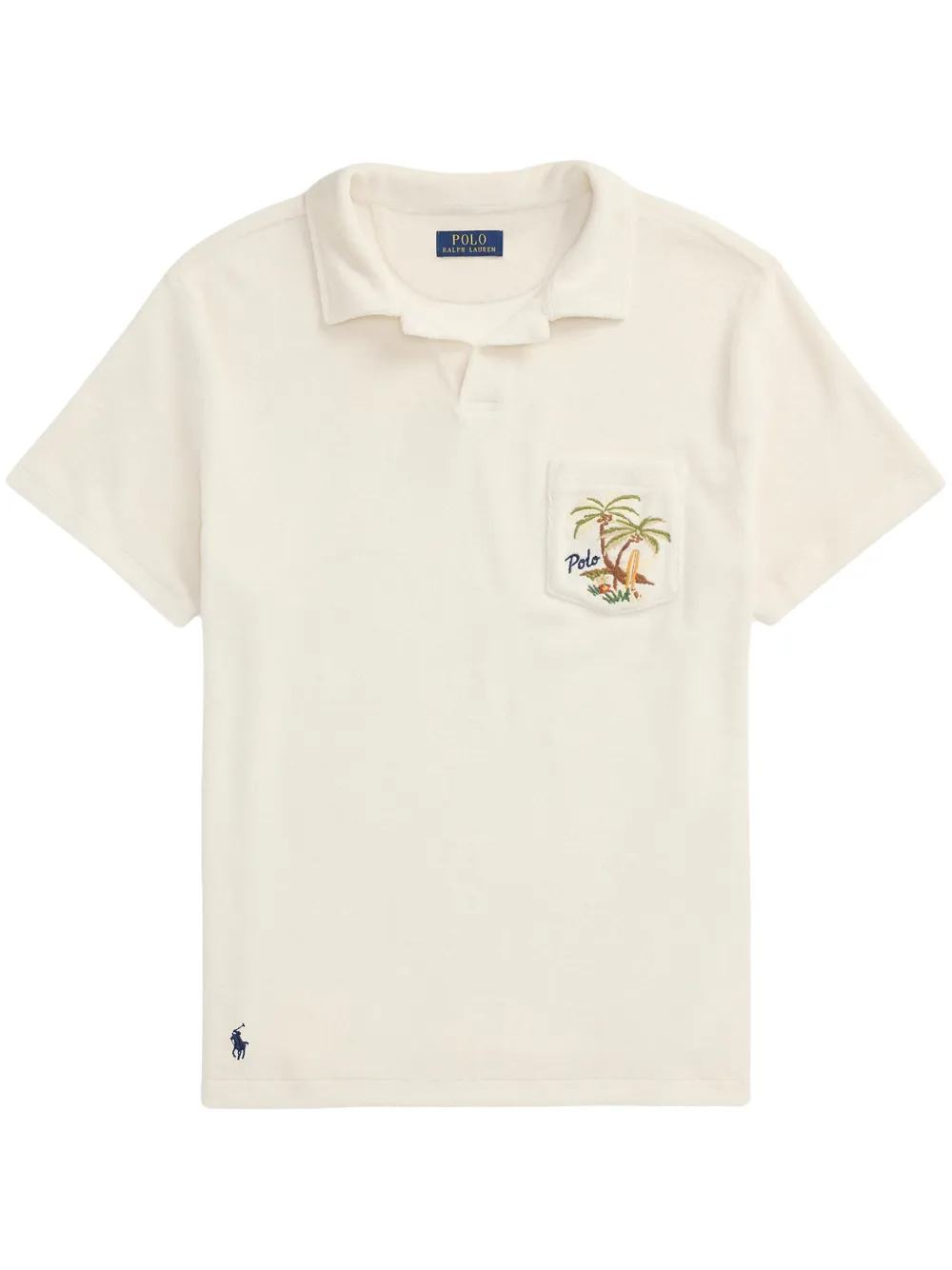 Polo Ralph Lauren embroidered polo shirt - Toni neutri