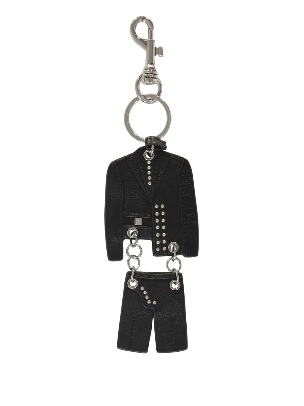 Versace leather keyring - Nero