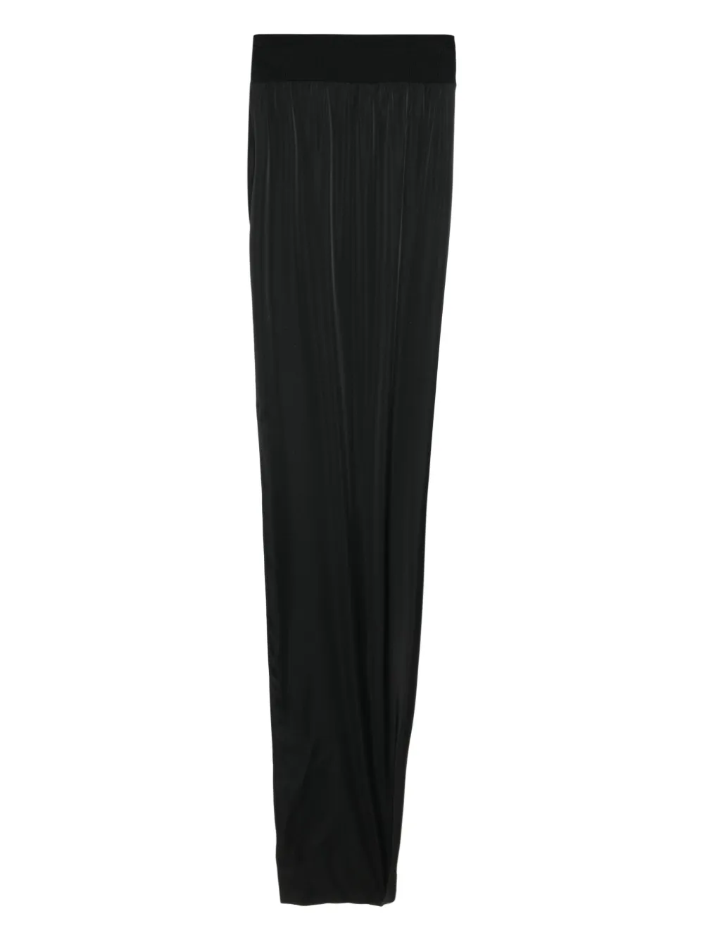 Rick Owens slit maxi skirt - Nero