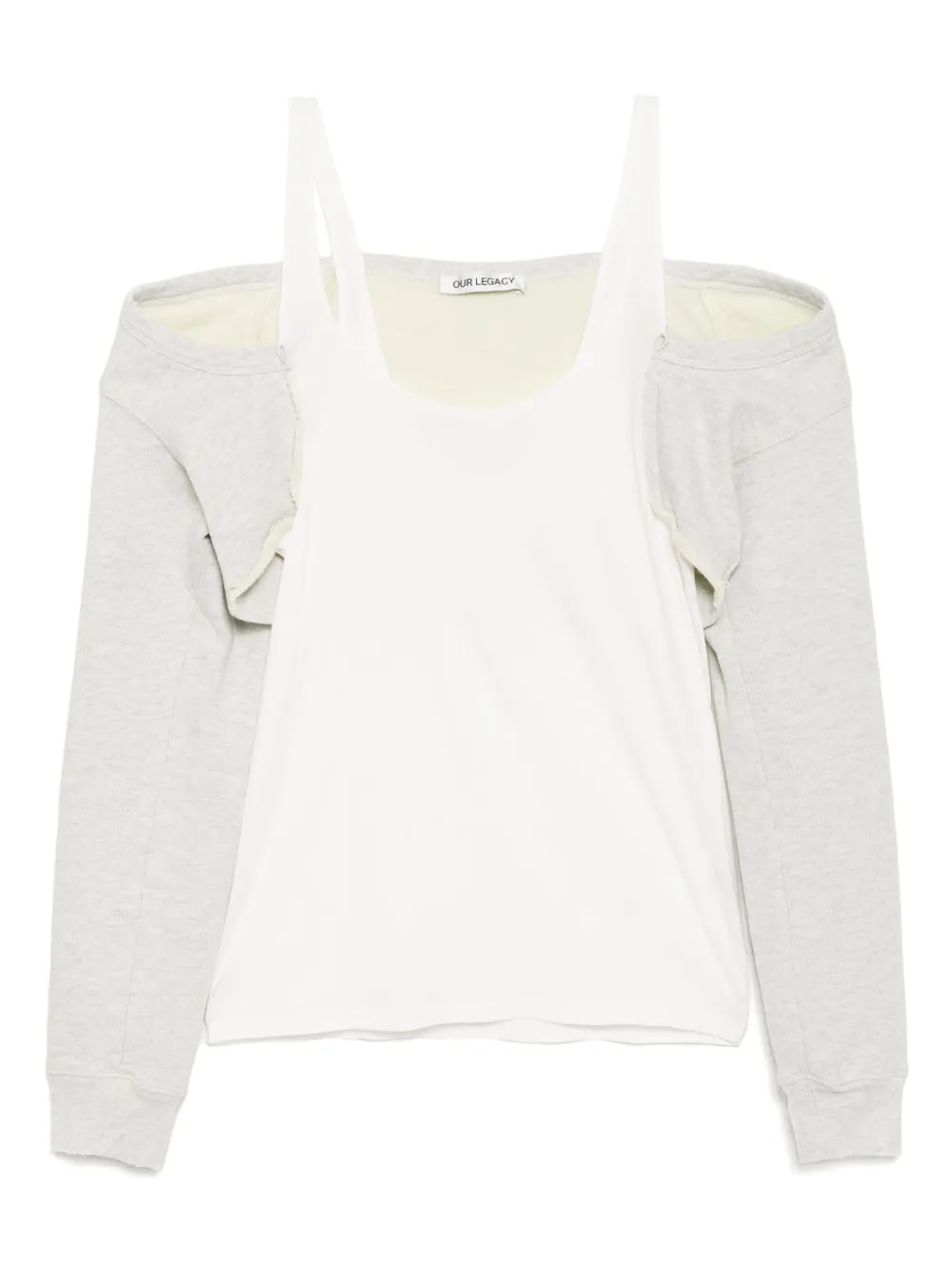 OUR LEGACY Canotta Cardigan - Bianco