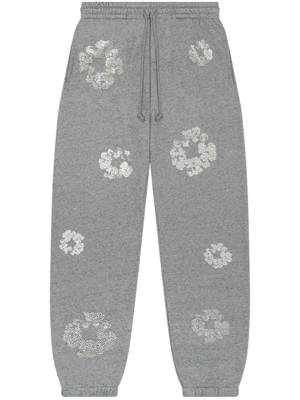Denim Tears Pantaloni sportivi Swarovski Wreath "Grey" - Grigio