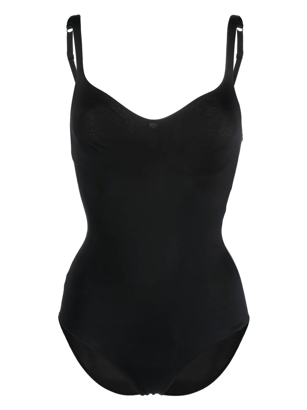Wolford Body Mat de Luxe con ferretto - Nero