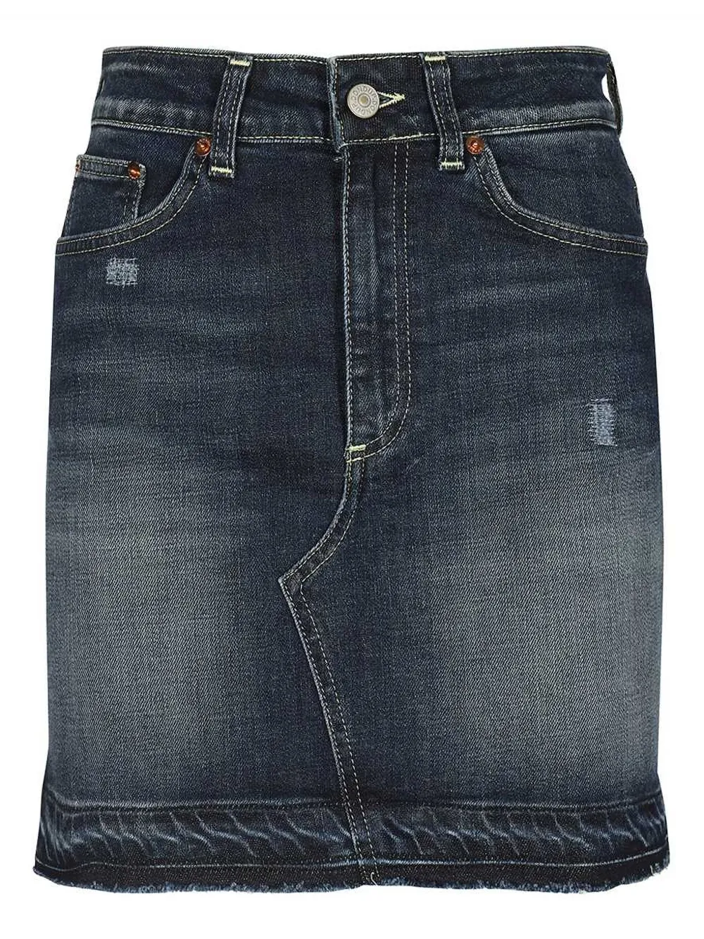 DONDUP denim mini skirt - Blu