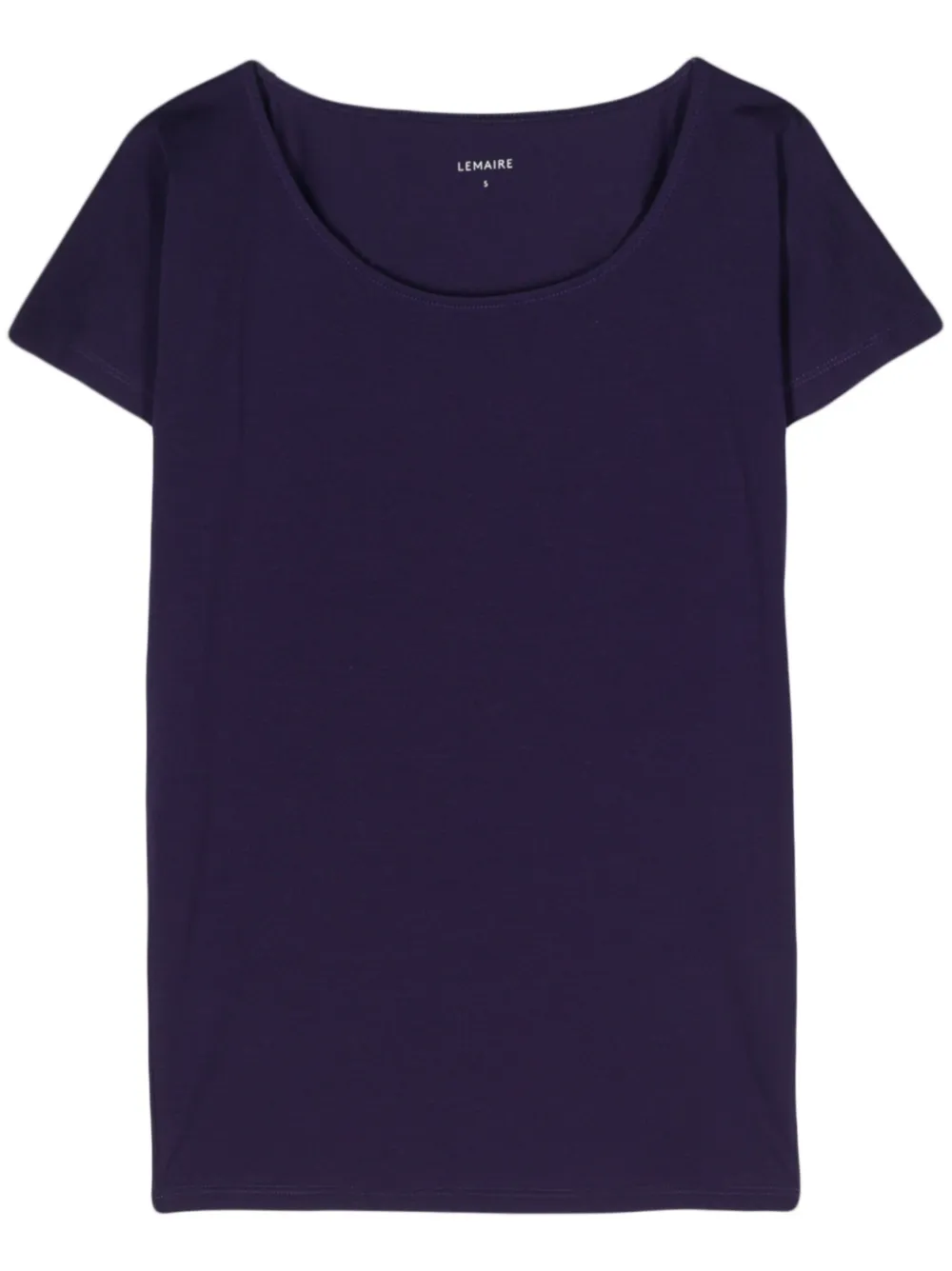 LEMAIRE T-shirt con scollo a barca - Viola