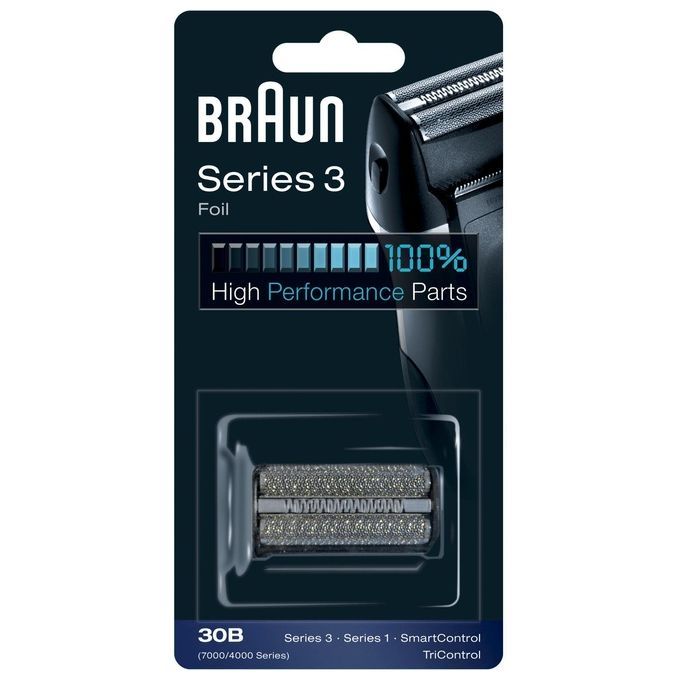 Braun Lamina 30b nera per Serie 3 ,serie 1 smartcontrol Tricontrol ser