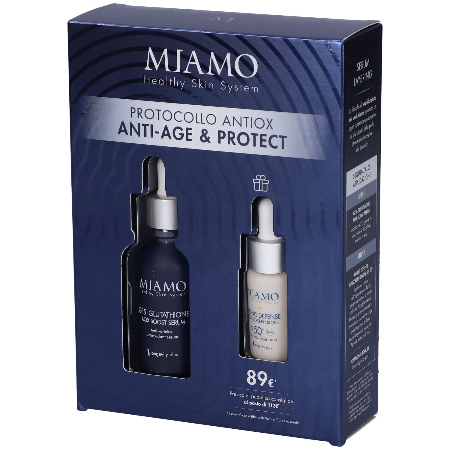 MIAMO Protocollo Antiox Anti-Age & Protect 1 pz Set