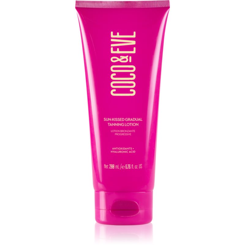 Coco & Eve Sunny Honey Sun-Kissed Gradual Tanning Lotion Latte Autoabbronznate Per Un'Abbronzatura Graduale Con Profumazione Coco-Mango 200 Ml