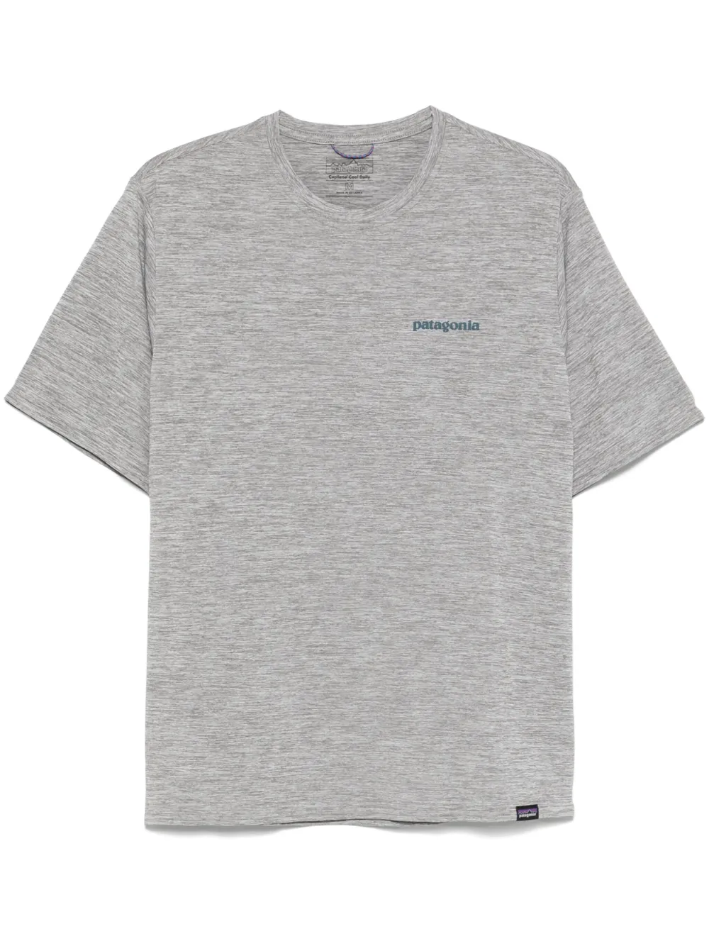Patagonia T-shirt con logo - Grigio