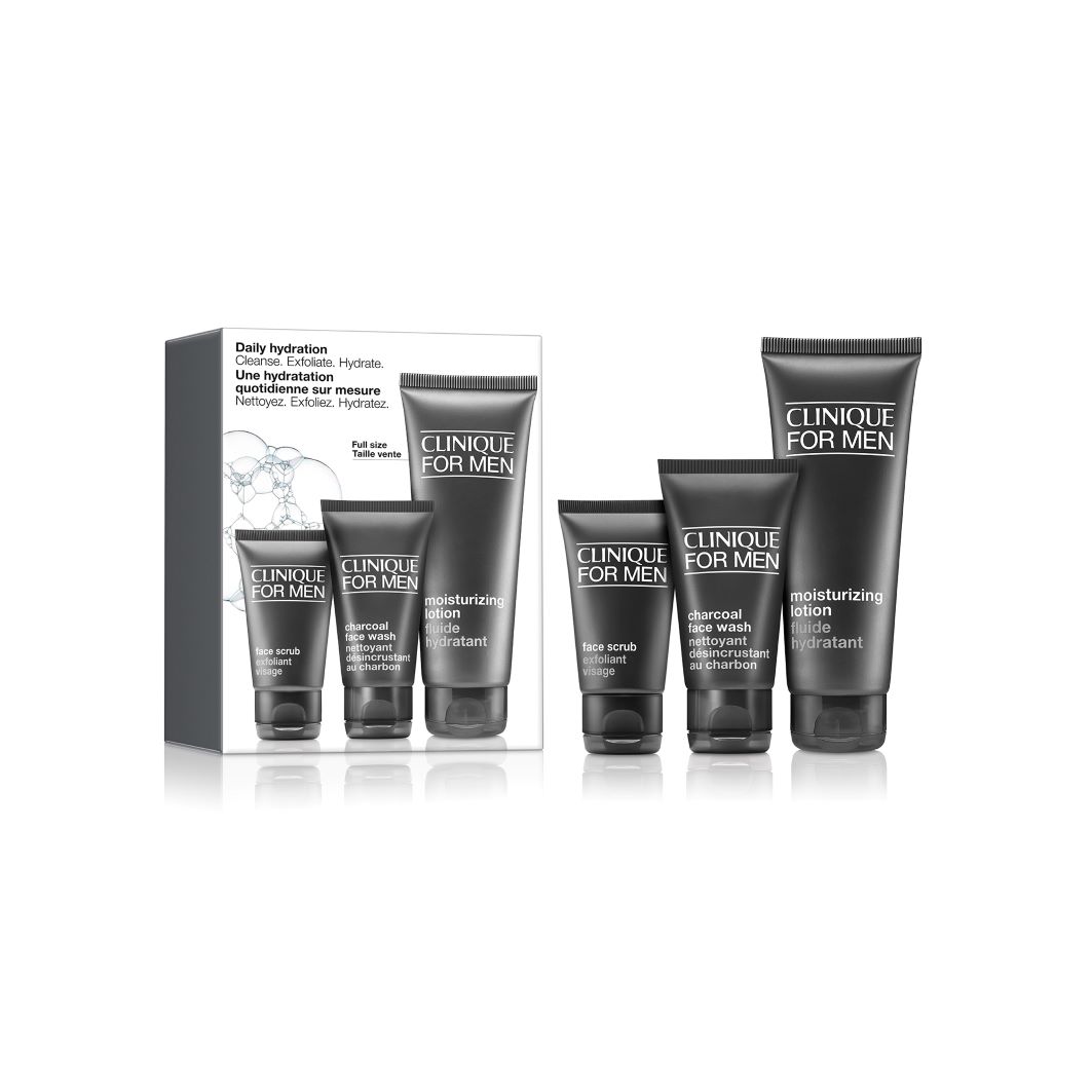 Daily Hydration Lozione Viso + Srub + Detergente Cofanetto Set Clinique