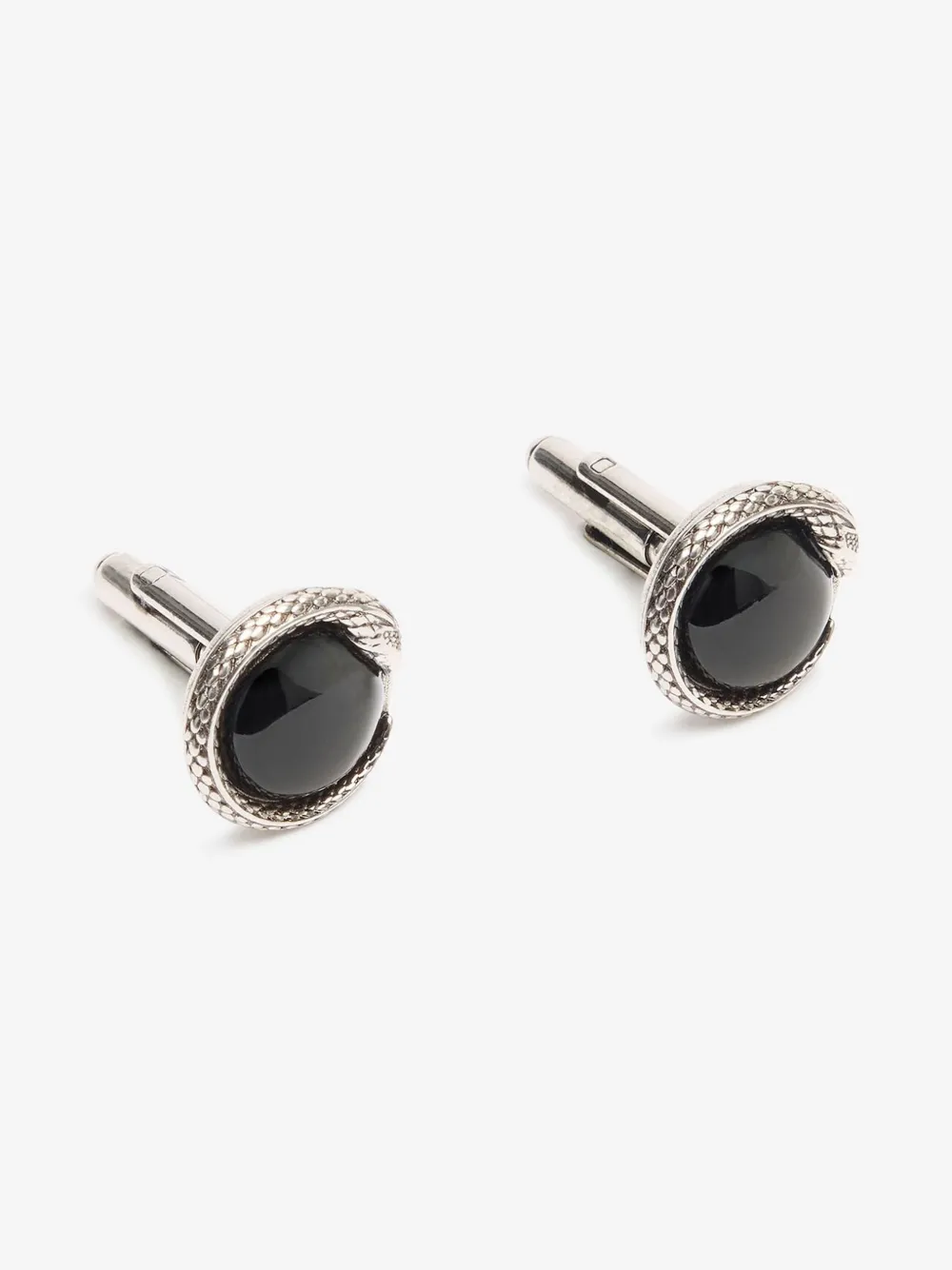 Roberto Cavalli Snake cufflinks - Argento