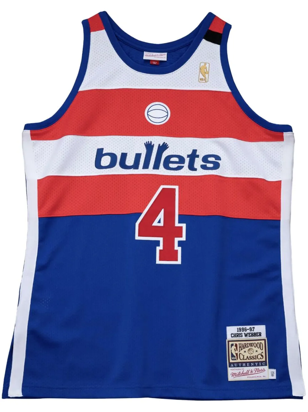 Mitchell & Ness Maglia ufficiale "NBA Washington Bullets 96-97 Chris Webber" - Blu