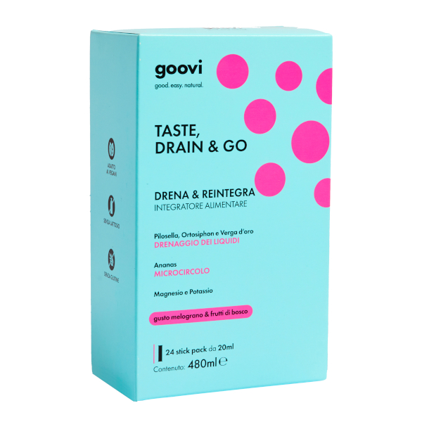 Goovi Drenante Melograno E Frutti Di Bosco 24 Stick Pack