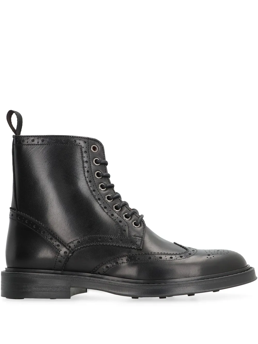 Bruno Magli brogue-detail lace-up boots - Nero