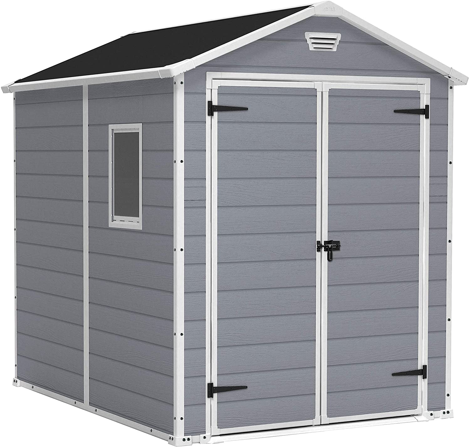 Casetta manor 6x8 keter l227xp237xh186 cm grigio/bianco