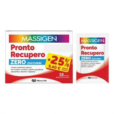 Massigen Pronto Recupero Senza Zucchero 18 Bustine Edizione Speciale 2025