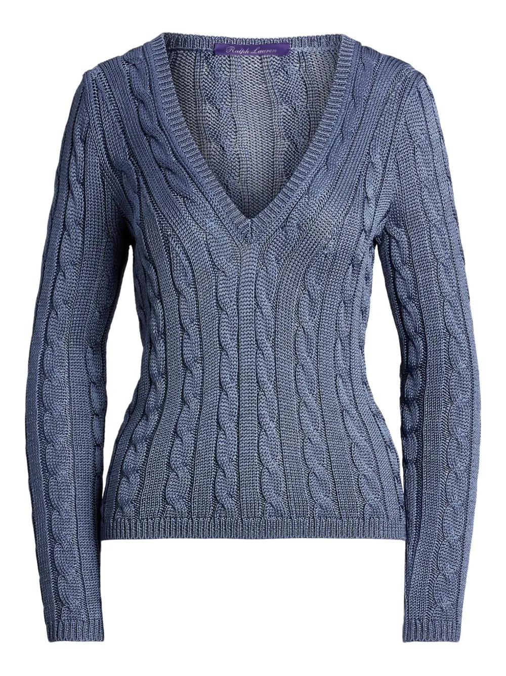 Ralph Lauren Collection cable-knit jumper - Blu