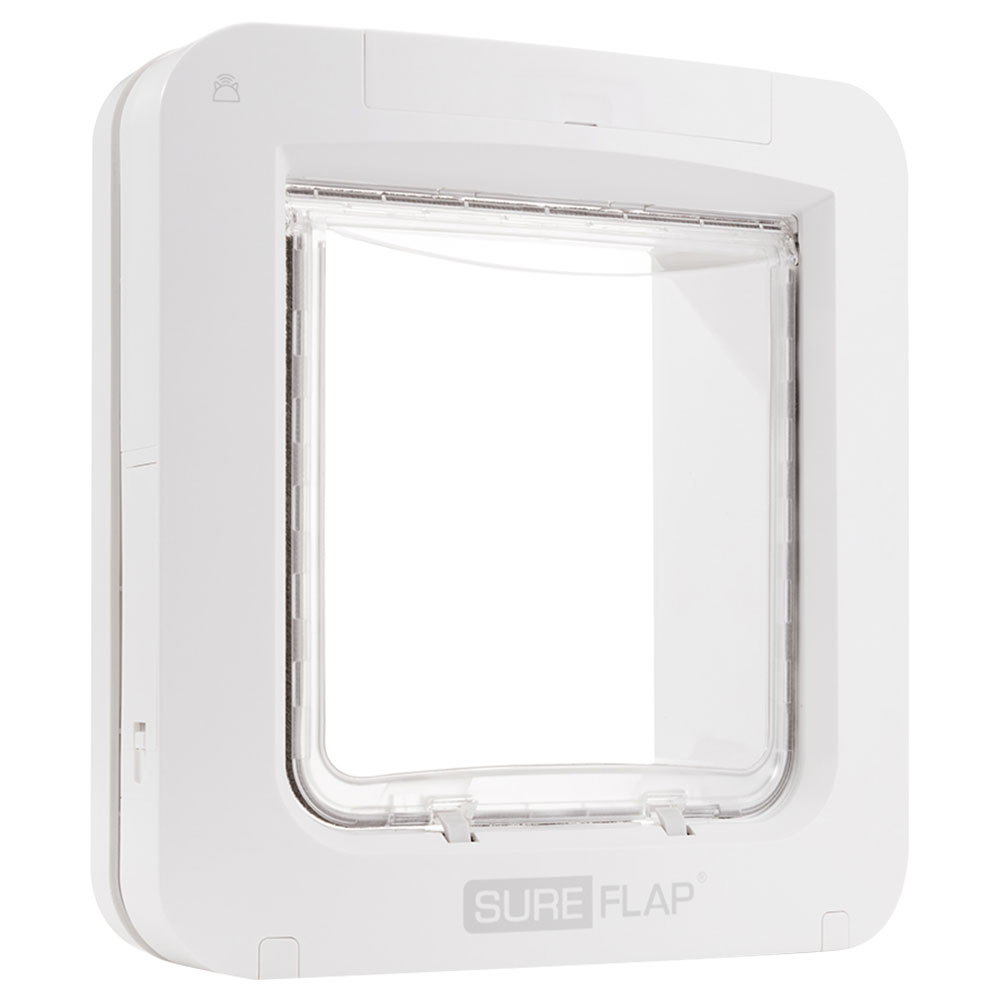 Porta per animali SureFlap Microchip Pet Door Connect - Gattaiola bianca