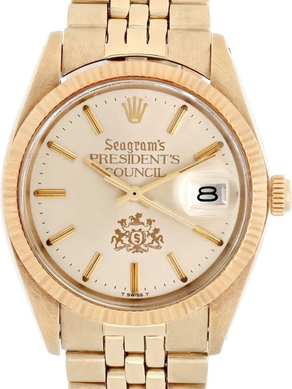 Rolex Rolex x Seagram's Date 34mm Pre-owned - Oro