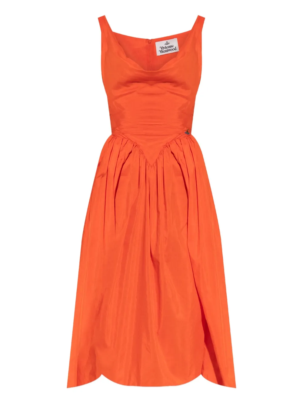 Vivienne Westwood cotton-silk dress - Arancione