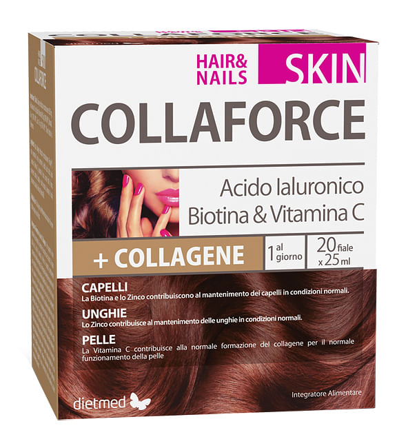 Collaforce Skin Hair & Nails 20 Fiale Da 25 Ml