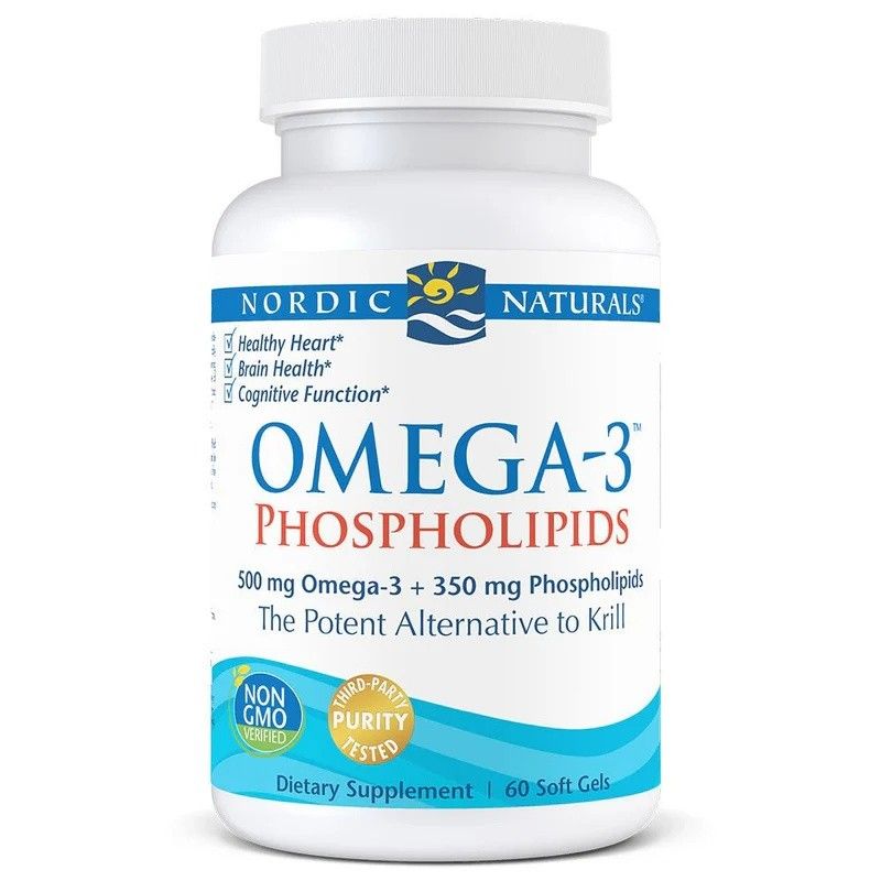 Nordic Naturals Omega-3 - 500 mg Fosfolipidi 350 60 St