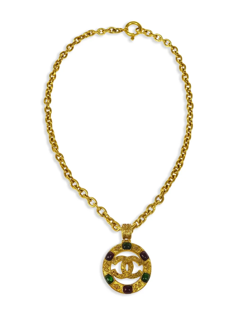 CHANEL Pre-Owned Collana Gripoix 2004 - Oro