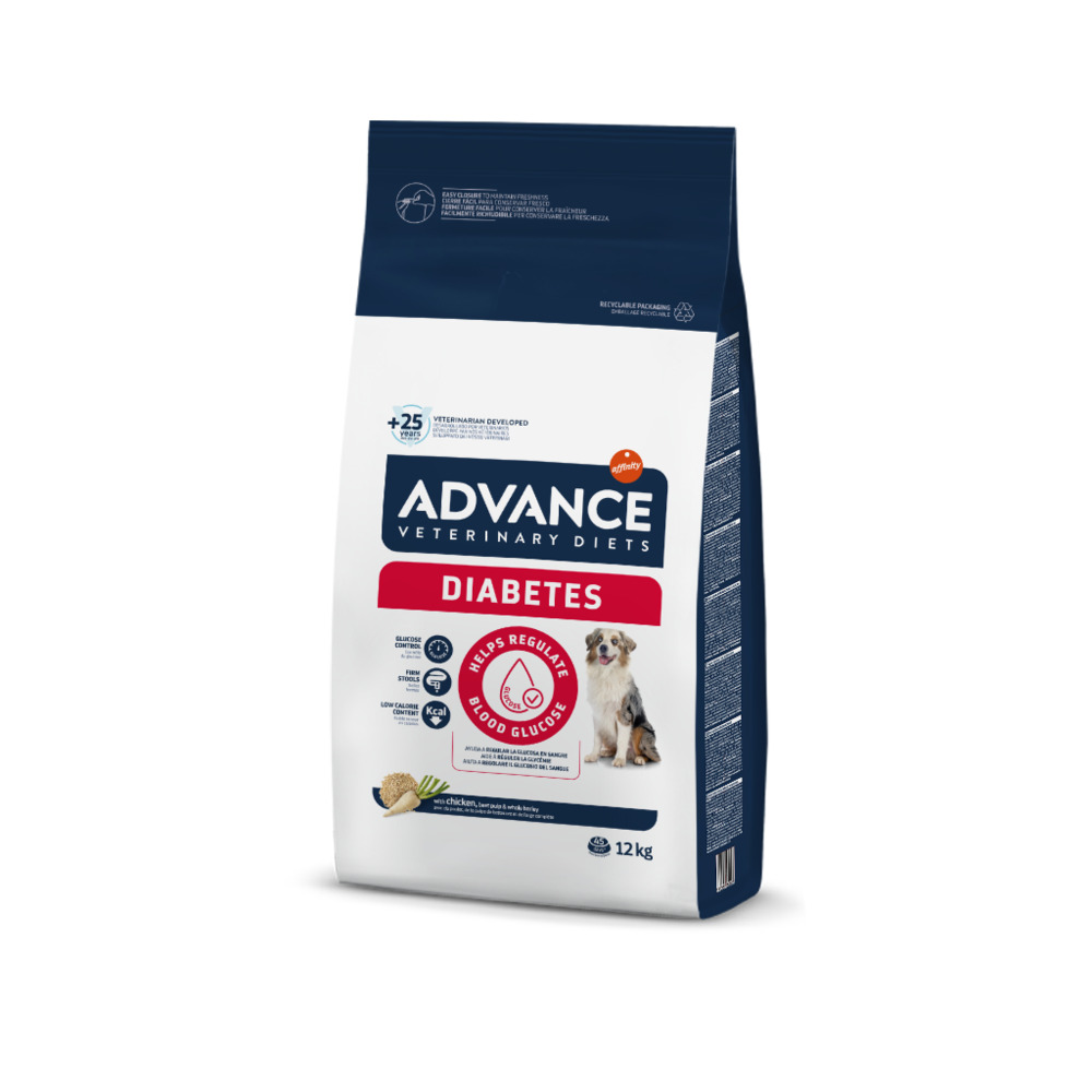 Advance Veterinary Diets Crocchette per cani - 12 kg Diabetes Colitis