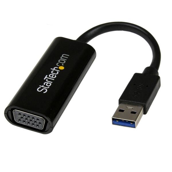 Startech.com adattatore scheda video esterna multimonitor usb 3.0 slim a vga 1920x1200/1080p - usb32vgaes