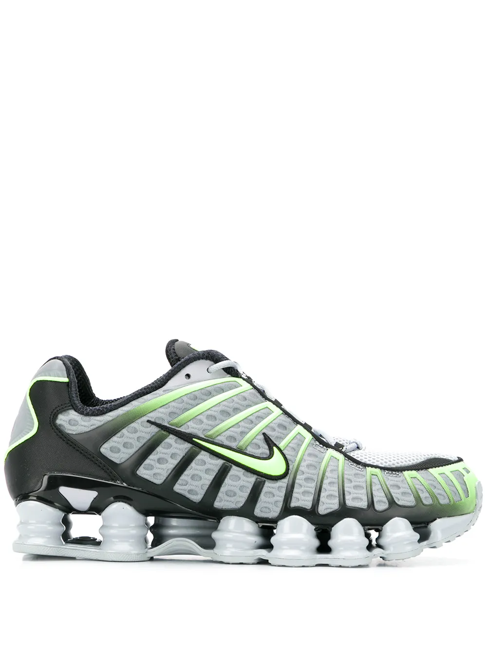 Nike Sneakers Shox con pannelli a rete - Grigio