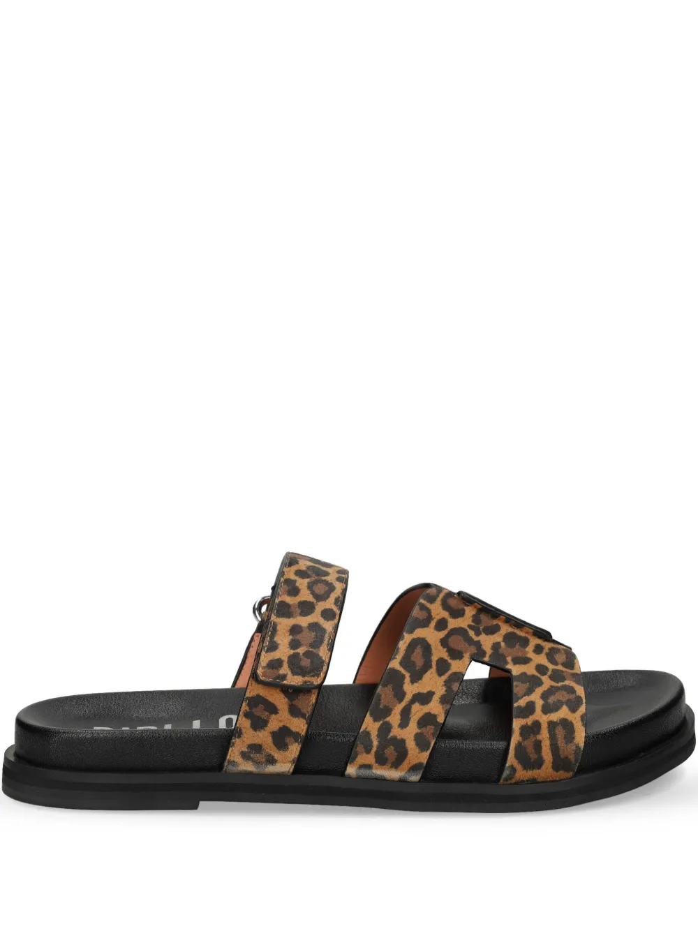 Bibi Lou leopard-print slides - Marrone