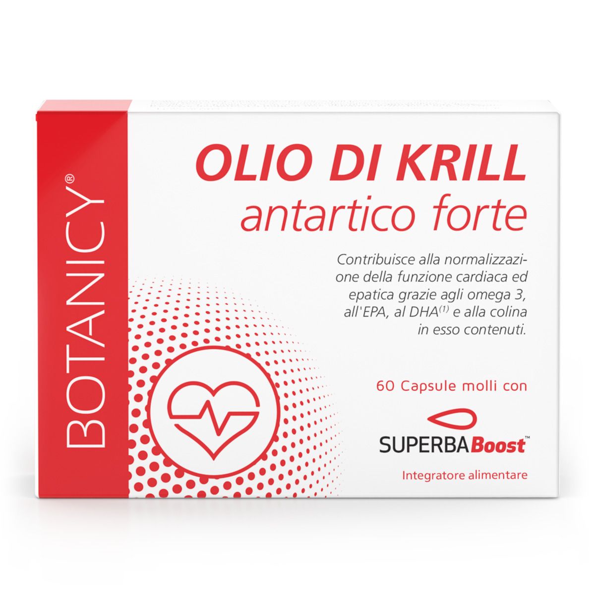 Botanicy OLIO DI KRILL antartico forte 60 pz Capsule