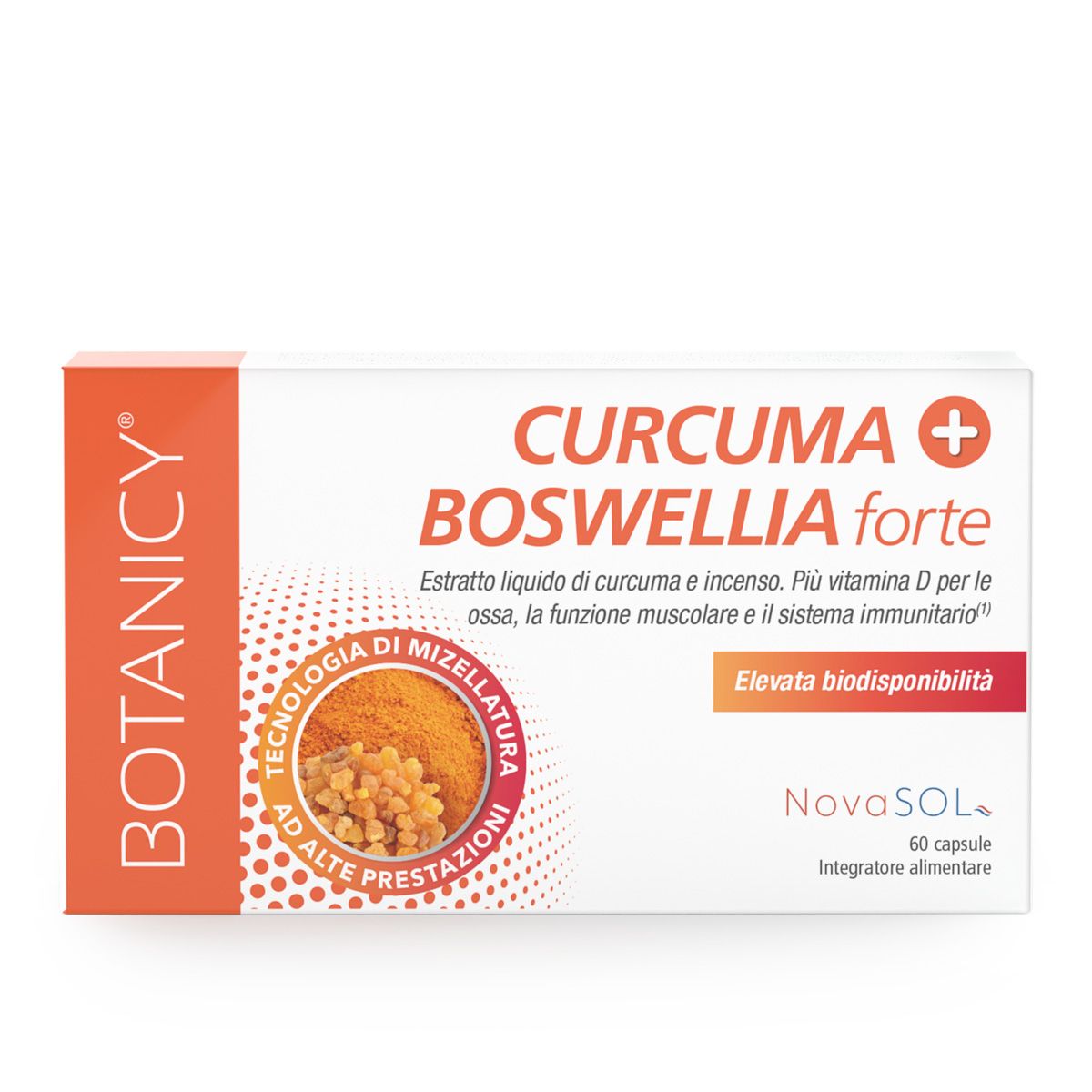 Botanicy CURCUMA + BOSWELLIA forte 60 pz Capsule