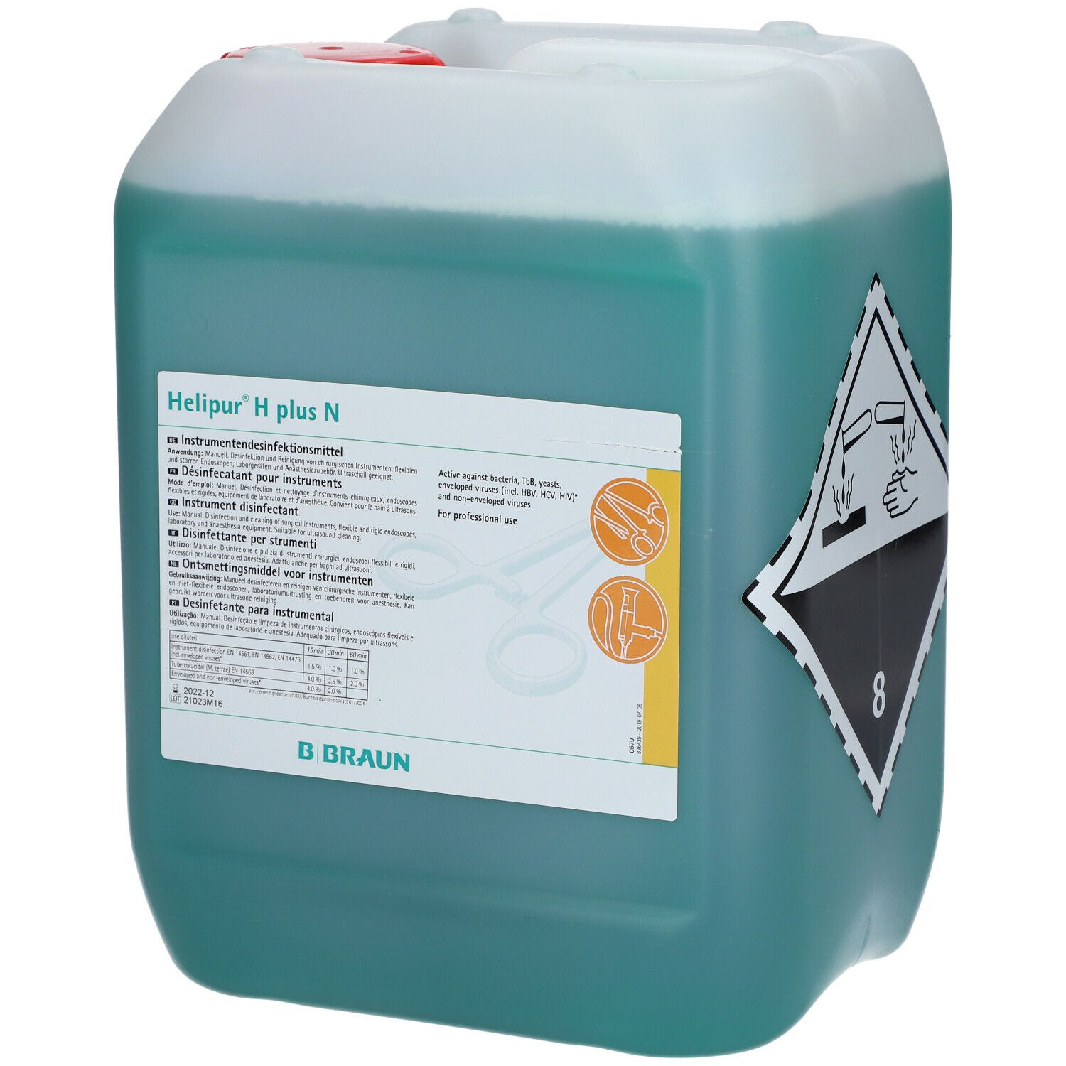 B. Braun Helipur® H Plus N Strumento Dinfezione - 5 litri | Contenitor