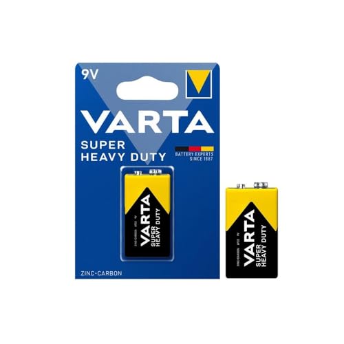 Varta Confezione Da 10 Blister Da 1 Batteria Saline Superlife 2022 9 V E-Block 6F22