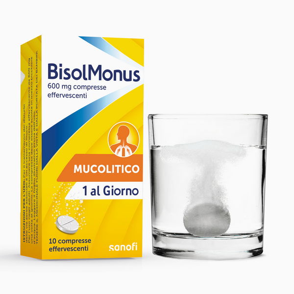 Bisolmonus Compresse Effervescenti Per La Tosse Grassa 600 MG