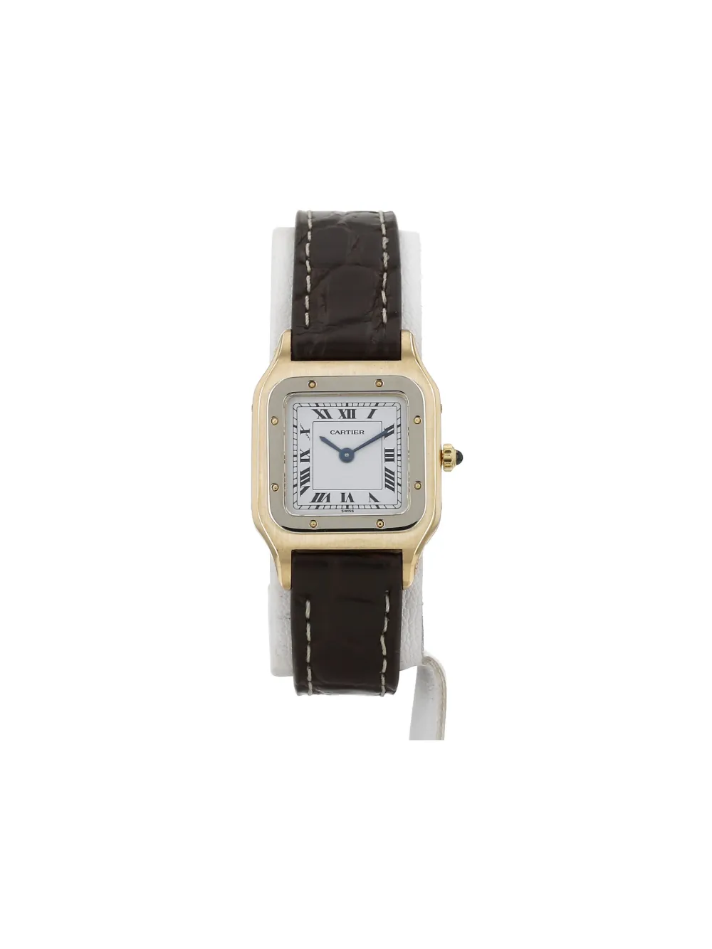 Cartier 1980 pre-owned Santos-Dumont 32mm - Bianco