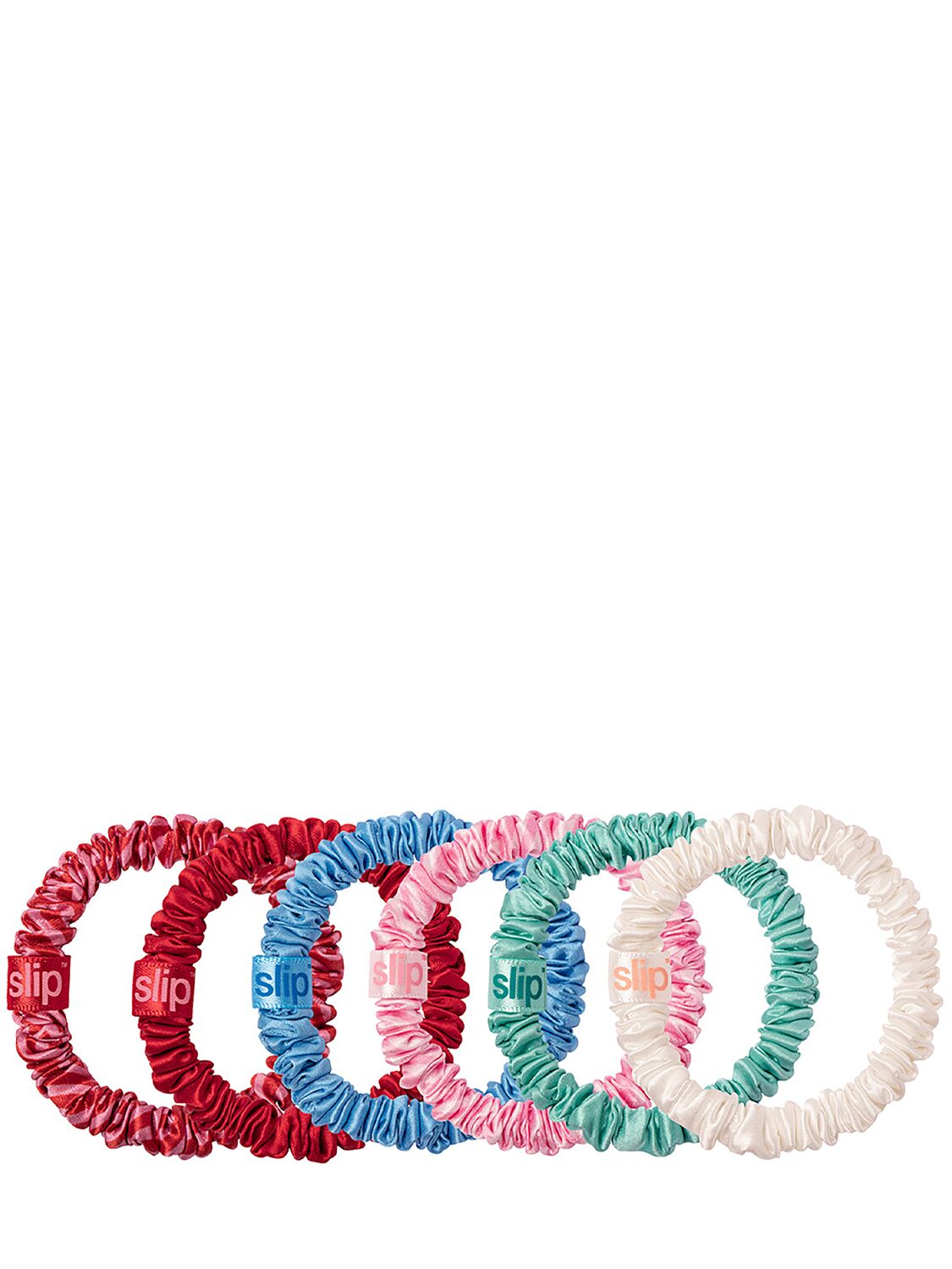 Set Di 6 Scrunchie Skinny Con Bustina