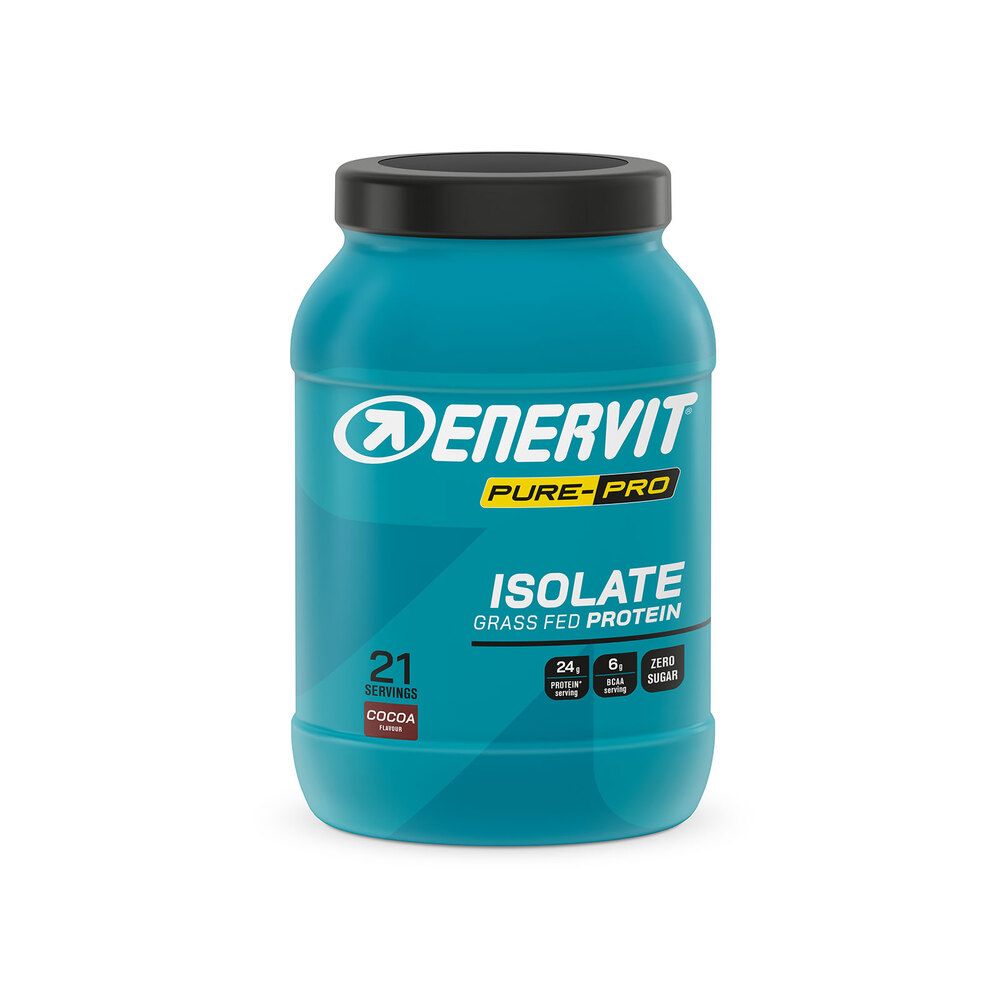 ENERVIT Pure-Pro Whey Protein Isolate Grass Fed Gusto Cacao 630 g Polv