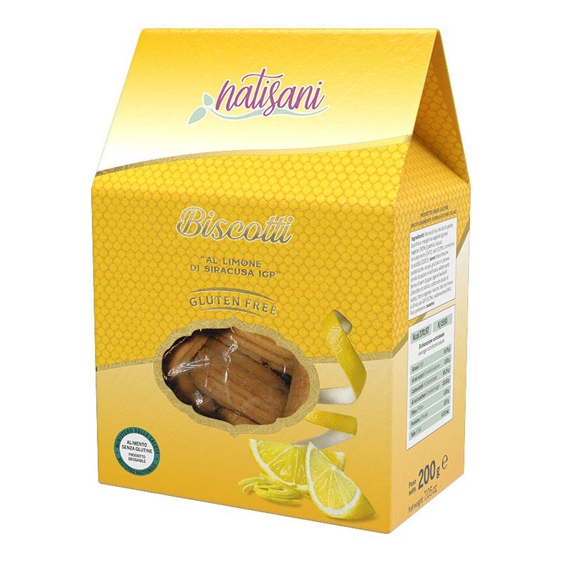 Biscotti Limone di Siracusa IGP - Natisani 200 g