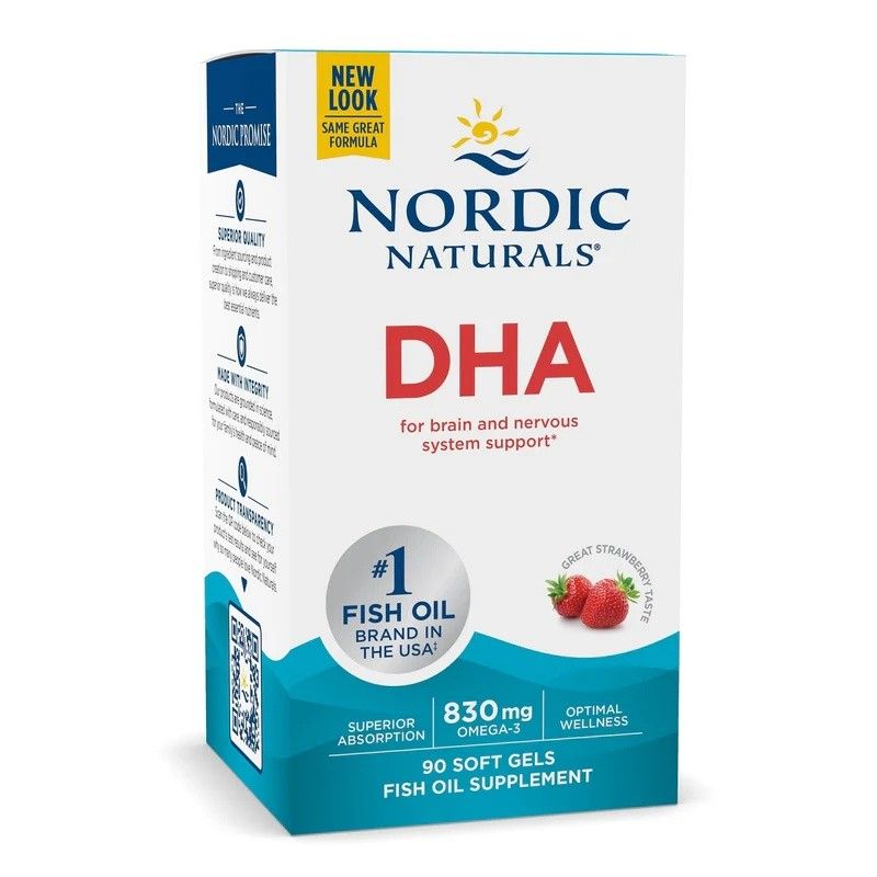 Nordic Naturals DHA 830 mg al gusto di fragola 90 St