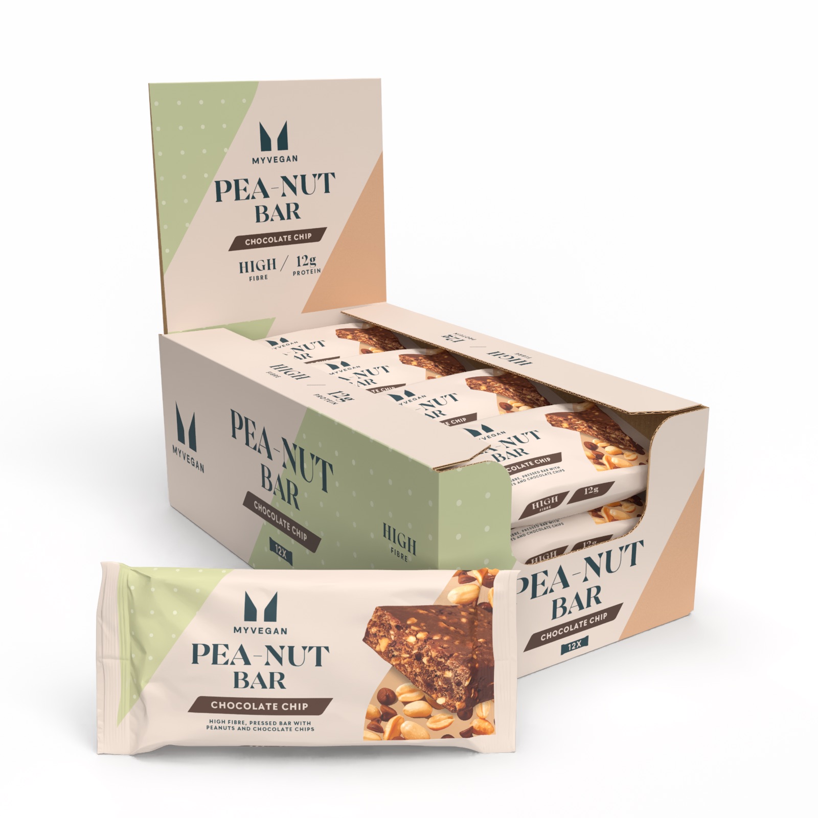 Pea-Nut Square - Scaglie di cioccolato