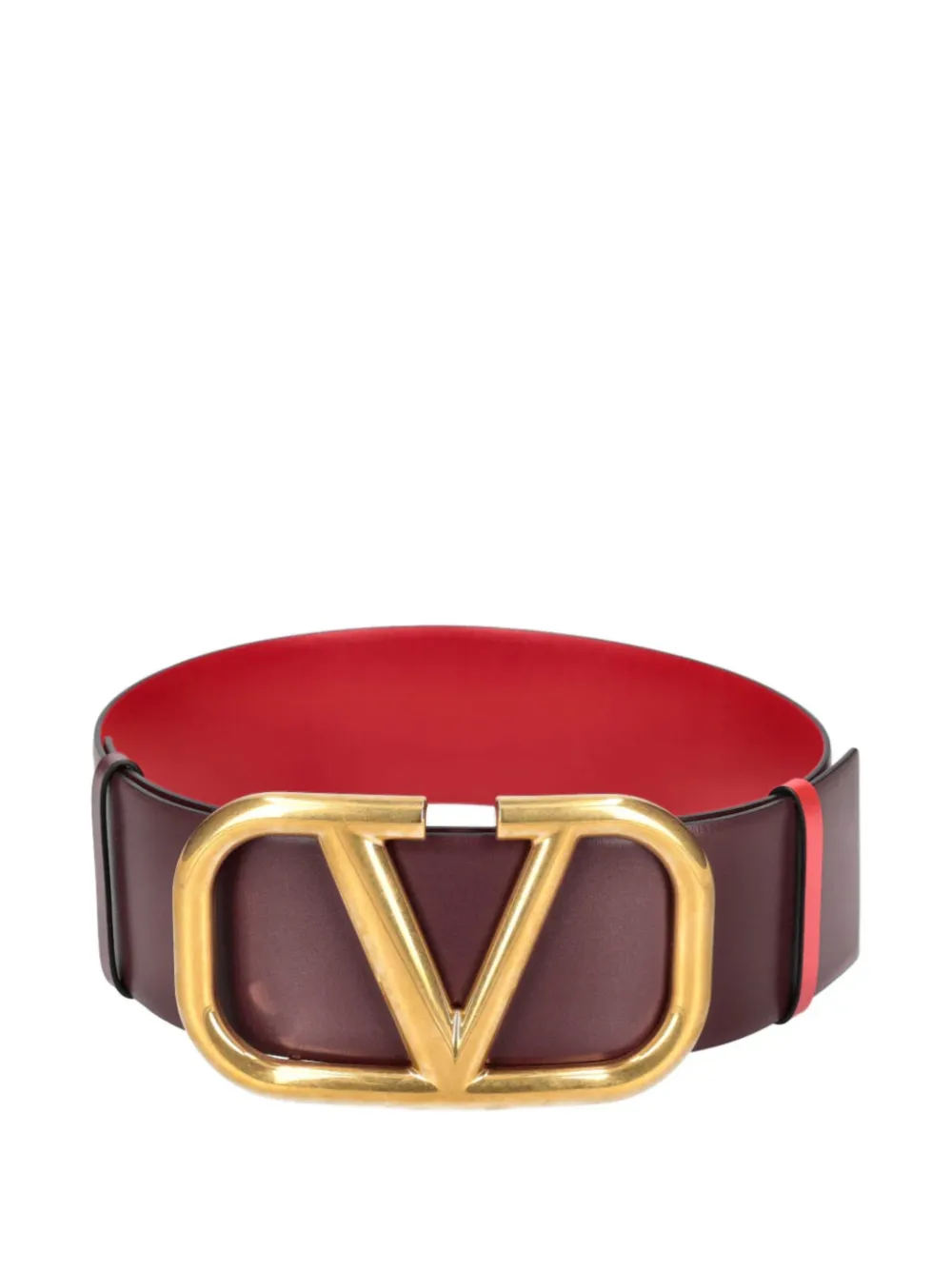 Valentino Garavani VLogo reversible belt - Rosso
