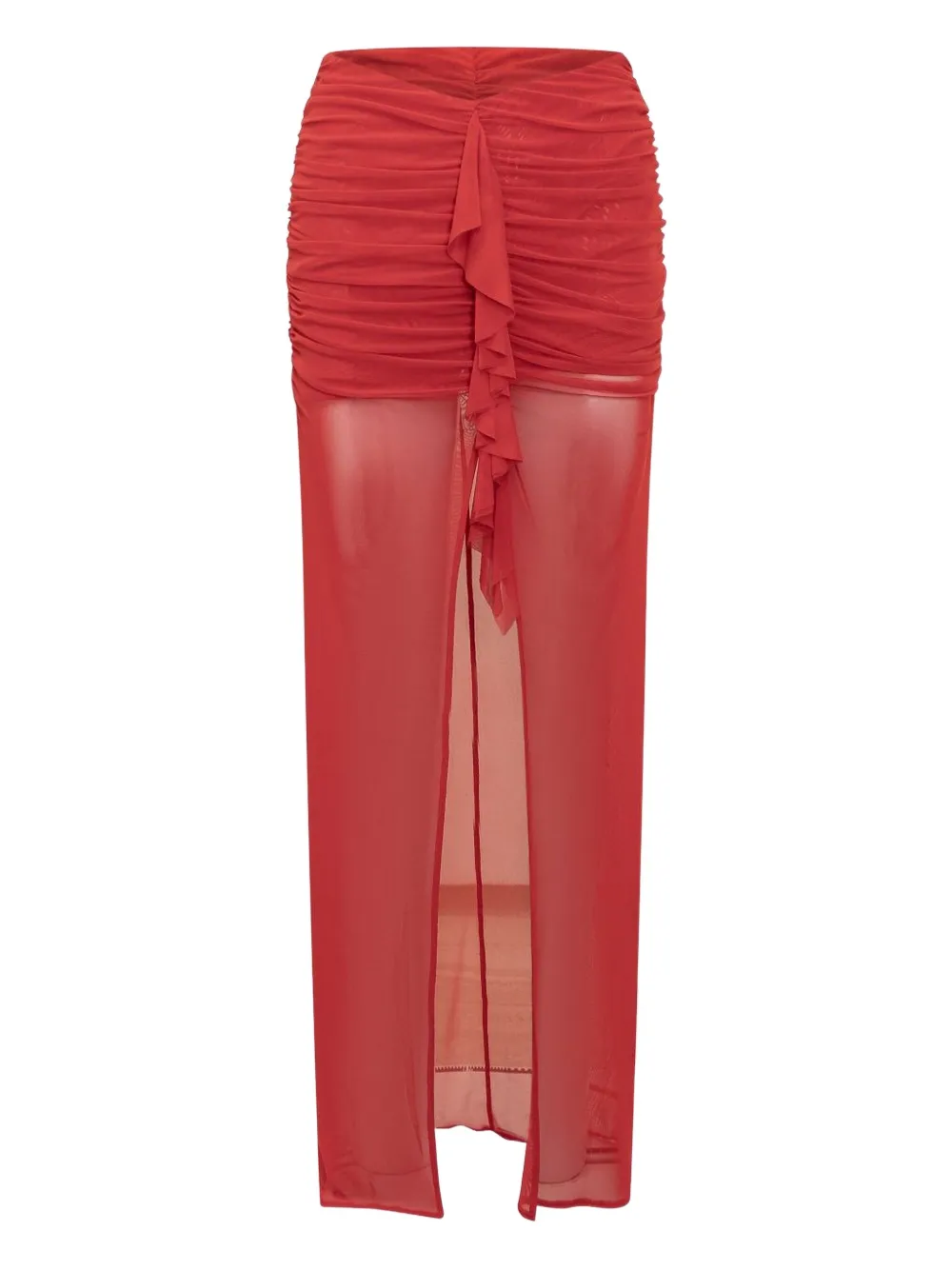 De La Vali Tiramisu skirt - Rosso