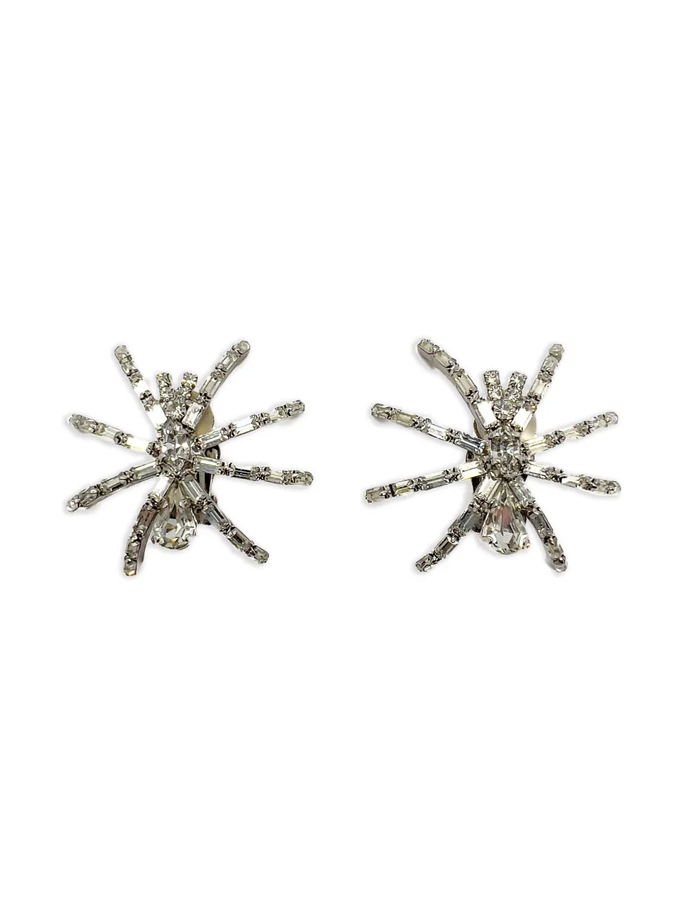 Jennifer Gibson Jewellery Butler & Wilson clip-on earrings - Argento