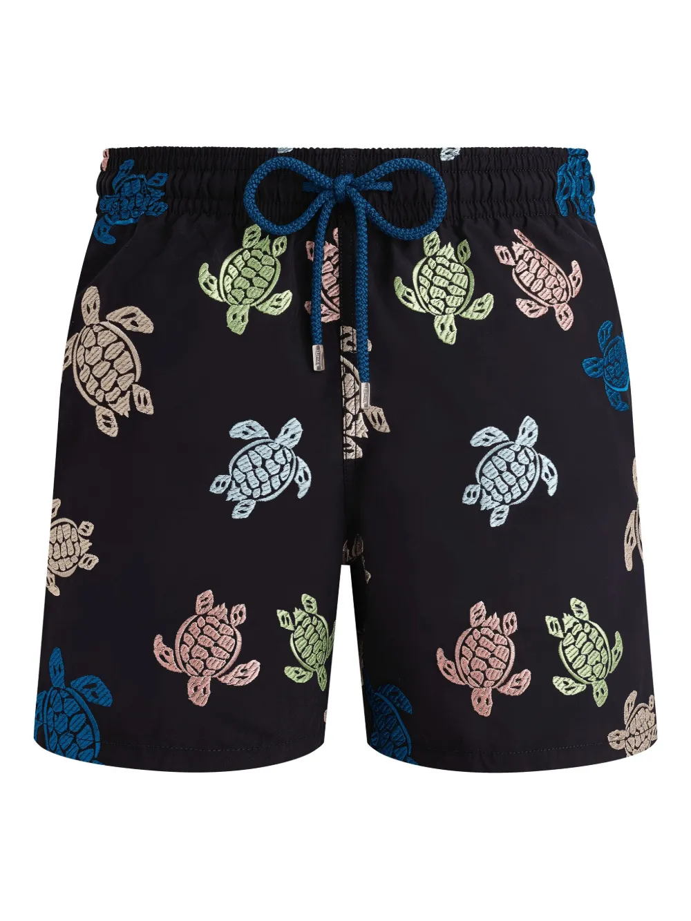 Vilebrequin embroidered swim shorts - Nero