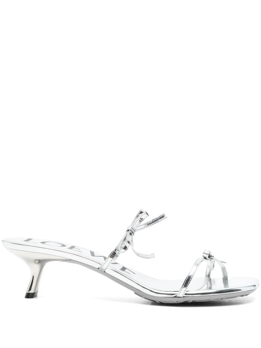 LOEWE 45mm Petal sandals - Argento
